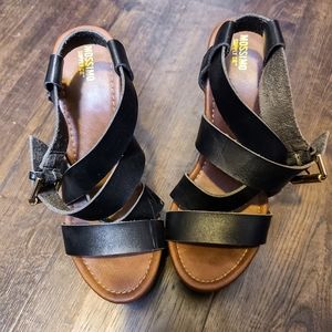 ☀️ Mossimo Strappy, Chunky Heel Sandals - Size 7